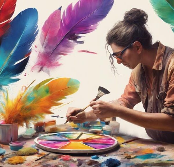 creating art