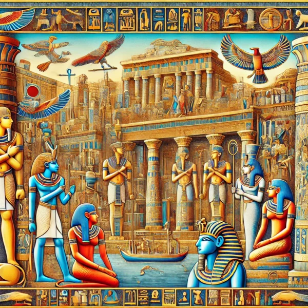 registers egyptian art