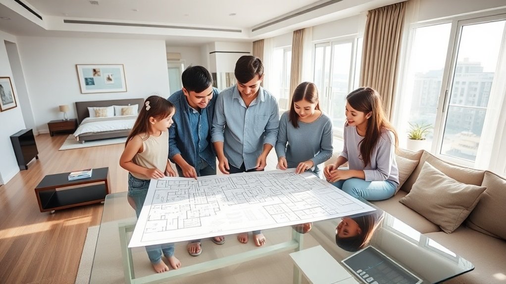 family focused floor plan selection