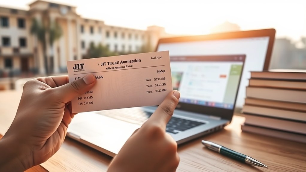 jee advanced rank determines admission